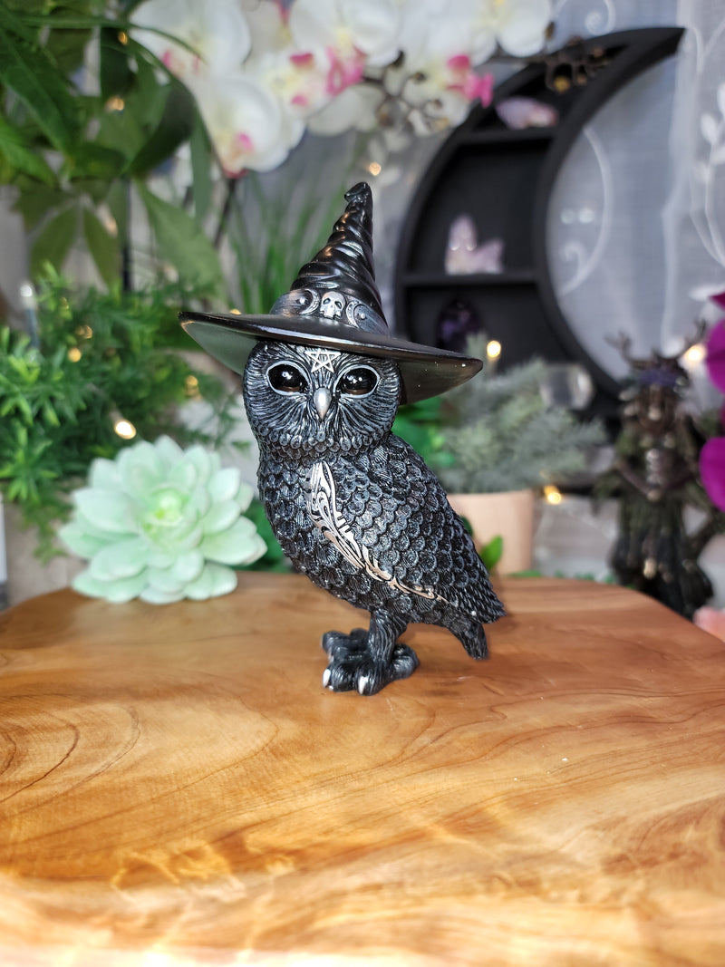 Owlocen 13.5cm Witches Hat Occult Owl