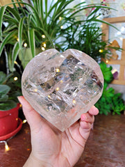 Natural Citrine Faceted Heart from Brazil # NC-1