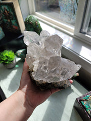 Stunning Himalayan Quartz Flower Cluster with Chlorite & Anatase Inclusions